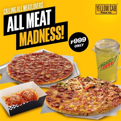 yellow cab promo today|Yellow Cab Pizza Co. .